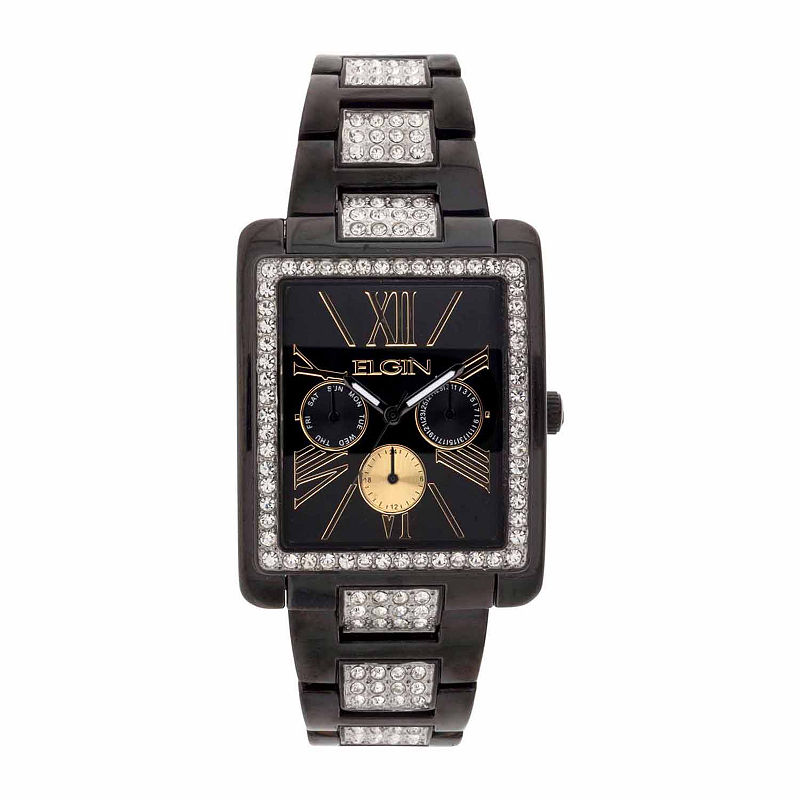 UPC 049353958767 product image for Elgin Mens Black Bangle Watch-Fg10003 | upcitemdb.com