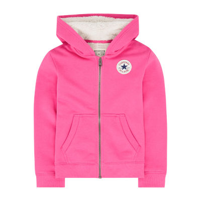 womens pink converse hoodie