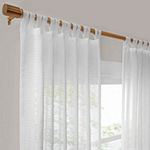 Mercantile Willow Light-Filtering Tab Top Curtain Panel