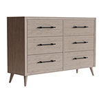 Dream Collection By Lucid Lansing Bedroom Collection 6-Drawer Dresser