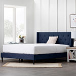 Dream Collection by Lucid® Witten Winged Upholstered Platform Bed