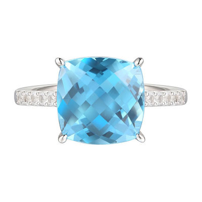 Herria Womens Stunning Blue Topaz Ring