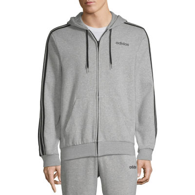 adidas men's essential fleece zip hoodie