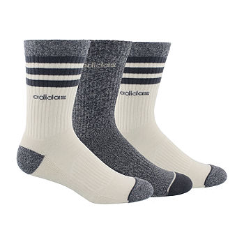 Stearinlys Held og lykke Supermarked adidas Climalite Mens 3 Pair Crew Socks, Color: Rw Wht Rw Wht Mrl - JCPenney