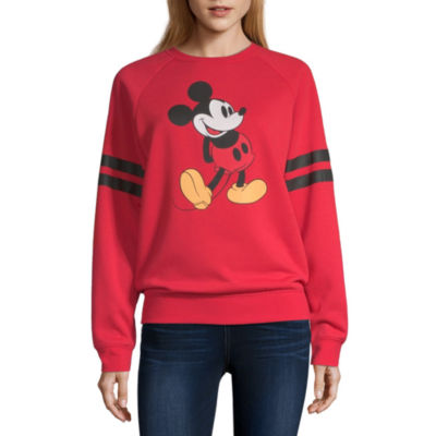 mickey mouse red sweatshirt