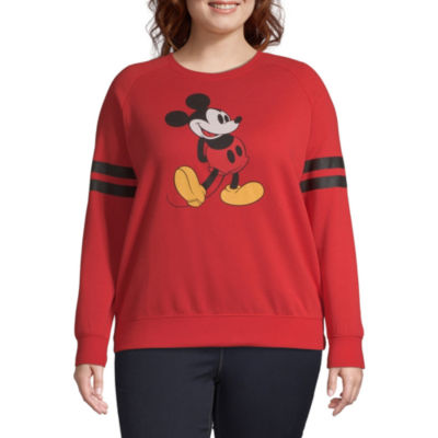 red mickey mouse sweatshirt