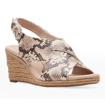 clarks wedge sandals sale
