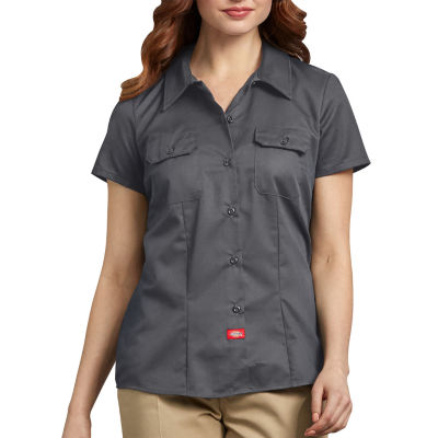 Dickies Women S Short Sleeve Work Shirt Jcpenney