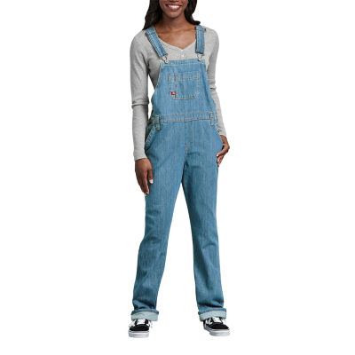 relaxed fit denim overalls