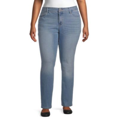 st john's bay straight leg jeans