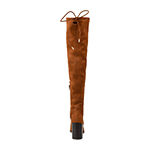Journee Collection Womens Paras Over the Knee Boots Stacked Heel