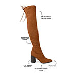 Journee Collection Womens Paras Over the Knee Boots Stacked Heel