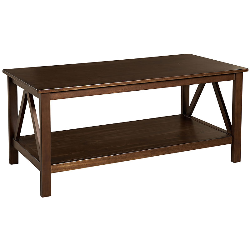 Titian Rectangular Coffee Table, Brown