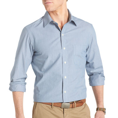 Izod Long-sleeve Micro Stripe Shirt – Photobean