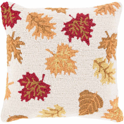 Decor 140 Falling Leaves Throw Pillow Cover Color Beige Jcpenney