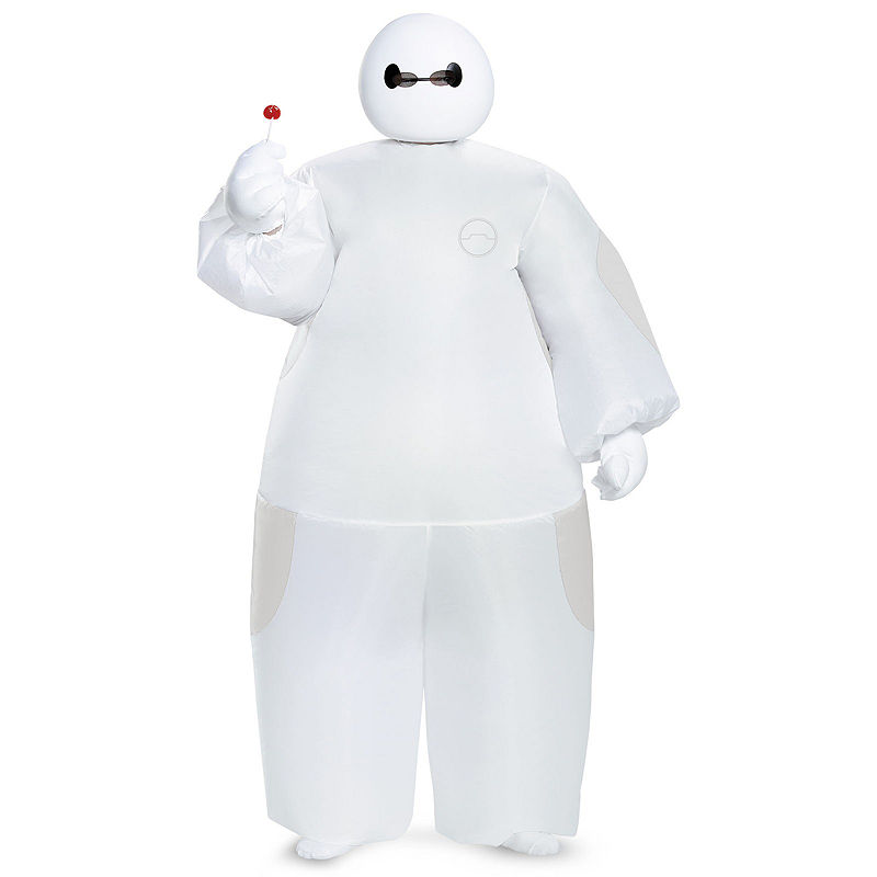 Big Hero 6: White Baymax Inflatable Costume For Children - Standard One-Size, White