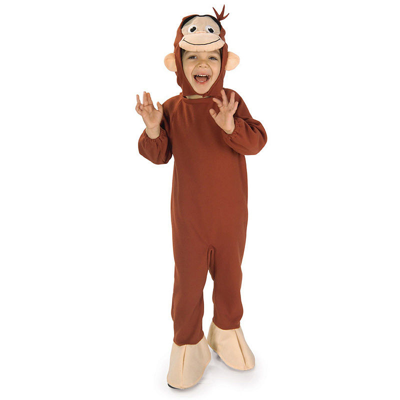 Buyseasons Curious George Child Costume - Small, Brown