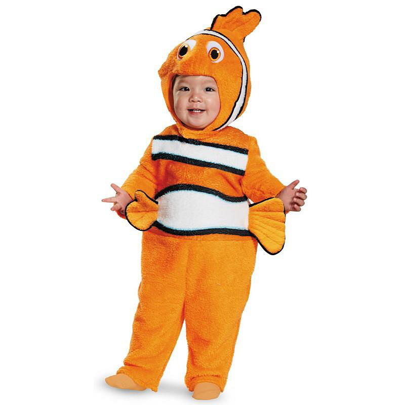 Finding Dory Deluxe Nemo Toddler Costume 12-18 Months, Orange