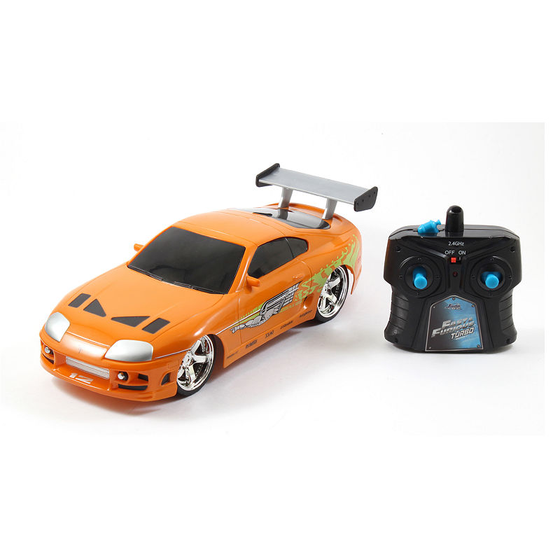 Jada Toys - Fast And Furious 1:16 Radio Control, Brian'S Toyota Supra, Boys, Orange