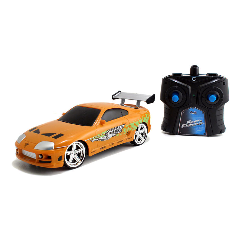 Jada Toys - Fast And Furious 1:24 Radio Control, Brian'S Toyota Supra, Boys, Orange