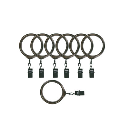 Kirsch Designer Metals Trans Dec 7 Pc Curtain Rings Jcpenney