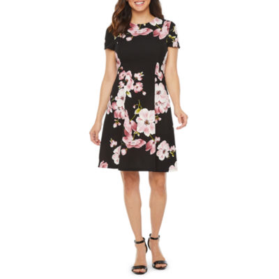 jcpenney fit and flare dresses