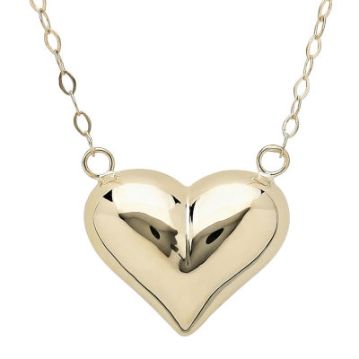 gold heart necklace