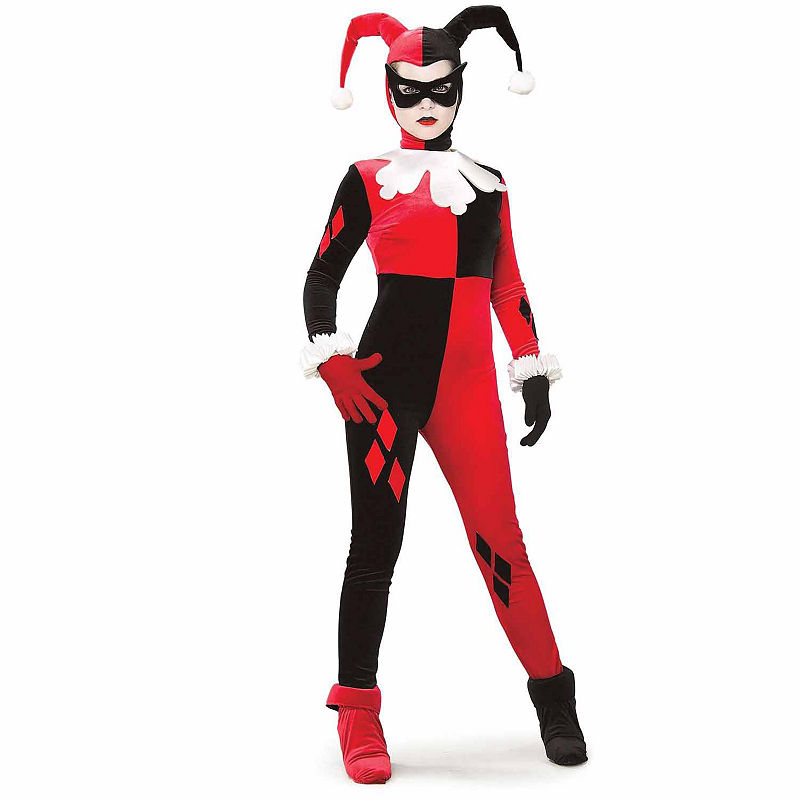 Buyseasons Gotham Girls Dc Comics Harley Quinn Adult Costume, Size Small, Red