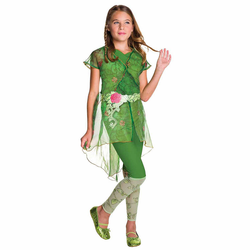 Buyseasons Dc Superhero Girls: Poison Ivy Deluxe Child Costume, Size Medium (7-10)