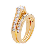 Grown With Love Womens 1 1/2 CT. T.W. Lab Grown White Diamond 14K Gold Bridal Set