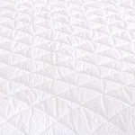 Queen Street Excellence 233 Thread Count Cotton Top Allergen Barrier Waterproof Mattress Pad