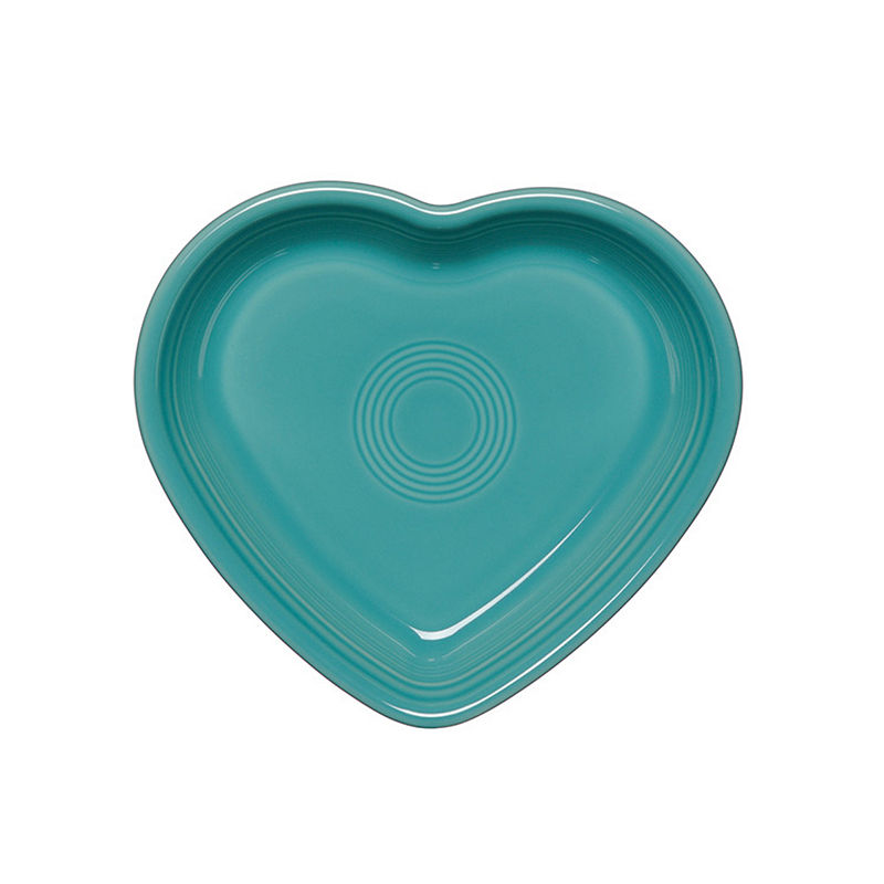 Fiesta Medium Heart Bowl, Blue