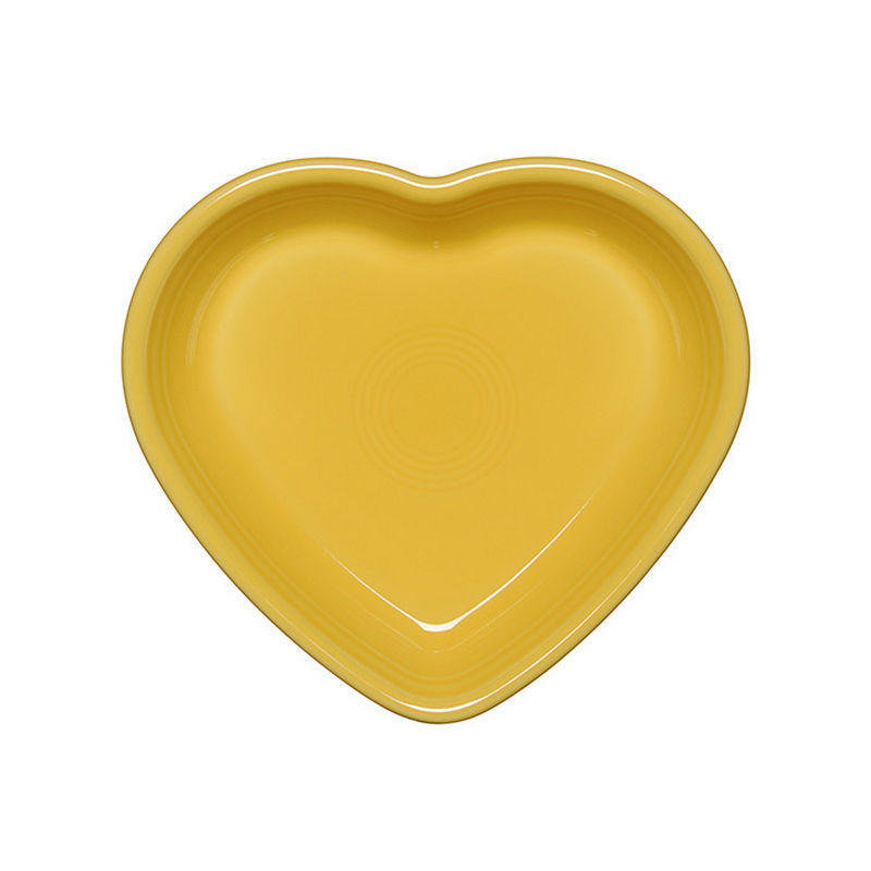 Fiesta Medium Heart Bowl, Yellow