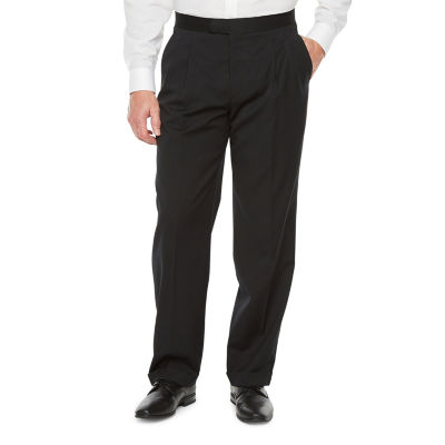 Stafford Travel Mens Classic Fit Tuxedo Pants Big and Tall