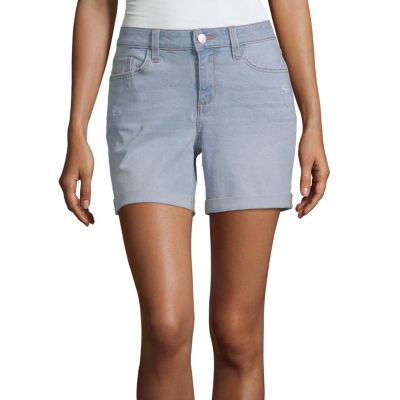 jcpenney womens denim shorts