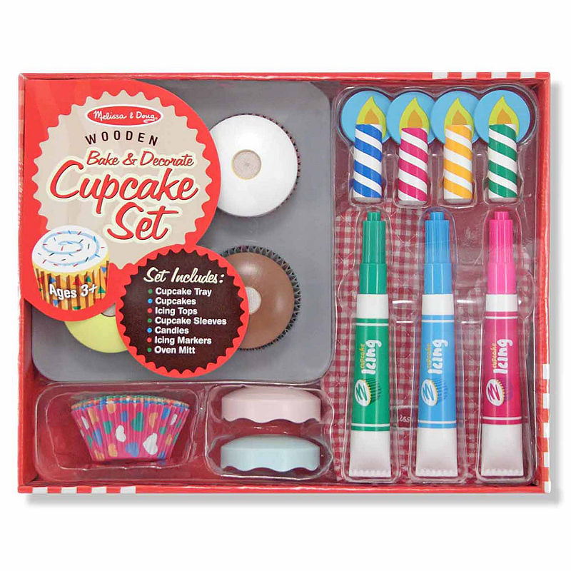 Melissa & Doug Bake & Decorate Cupcake Set