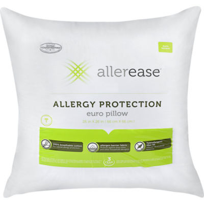 Allerease Solid Euro Pillow Insert 2 Pack Color White Jcpenney