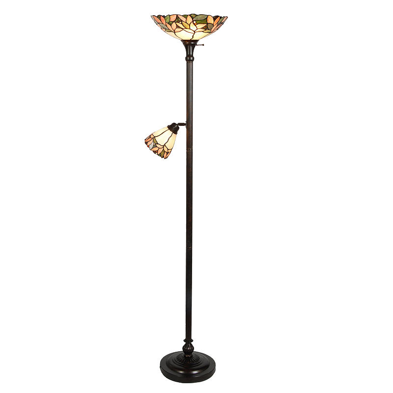 Dale Tiffany Crystal Leaf Torchiere