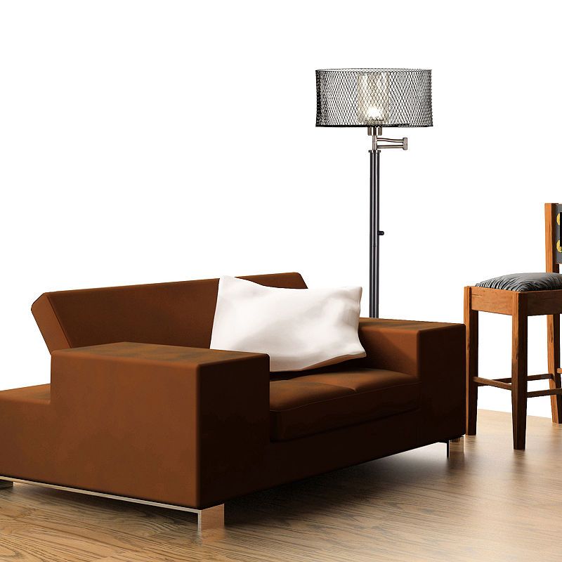 Dale Tiffany Led Hardy Floor Lamp, Brown