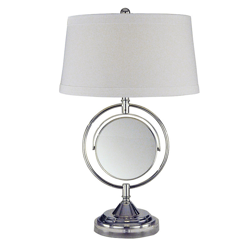 Dale Tiffany Contessa Table Lamp, Silver