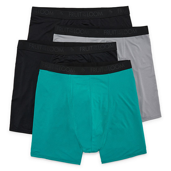 Fruit Of The Loom® Breathable Boxer Briefs 3+1 Bonus Pack - Big - JCPenney