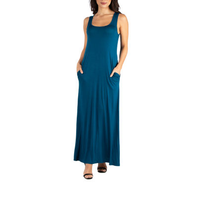 tank maxi dress with pockets