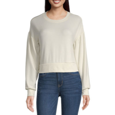 arizona juniors womens crew neck long sleeve sweatshirt