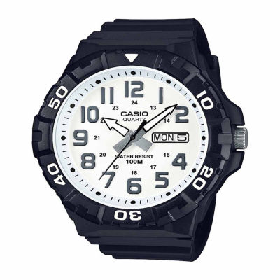 casio black strap watch