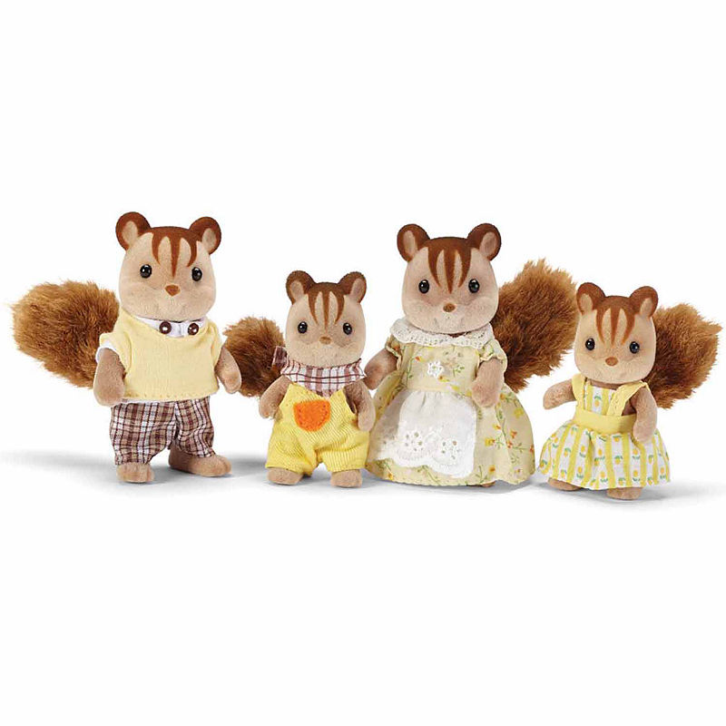 Calico Critters Hazelnut Chipmunk Family