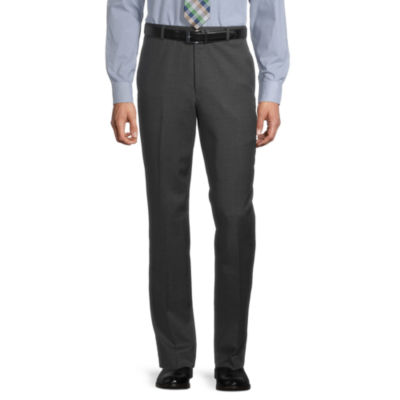 Stafford Super Mens Regular Fit Flat Front Suit Pants - Big and Tall
