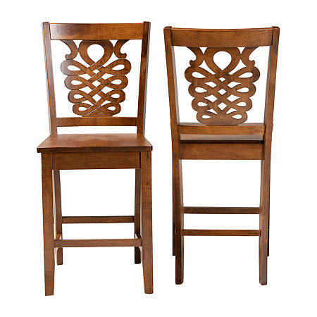 Gervais Dining Room Collection 2-pc. Counter Height Bar Stool, One Size , Brown