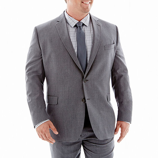 Stafford® Executive Super 100 Wool Suit Jacket – Portly