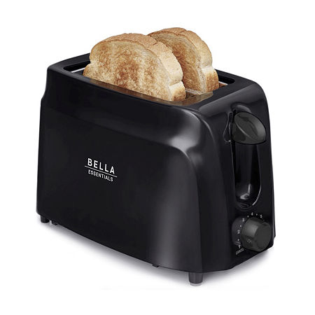 Bella Essentials 2 Slice Toaster, One Size , Black