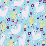 Trend Lab Llama Paradise Flannel Crib Sheet